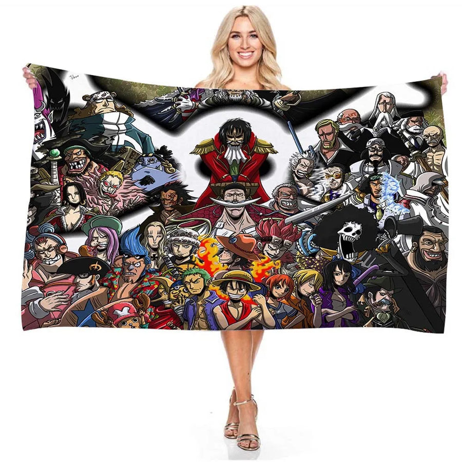 Anime One Piece 75*150cm Polyester Pirate Monkey D.Luffy Skull Flag One Piece Straw Hat Pirates Trumpet Banner Flag Gifts ﻿
