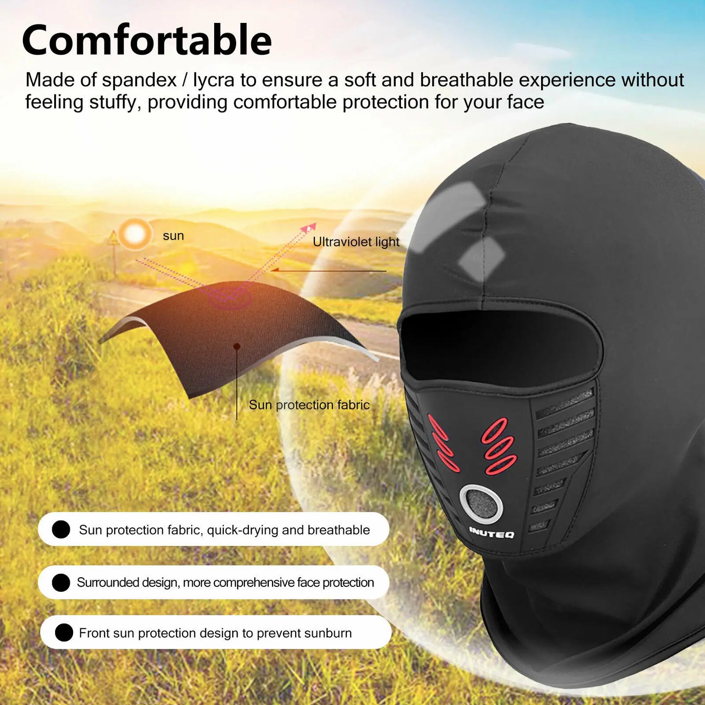 Balaclava Ski Mask Summer/Winter Windproof Thermal Fleece