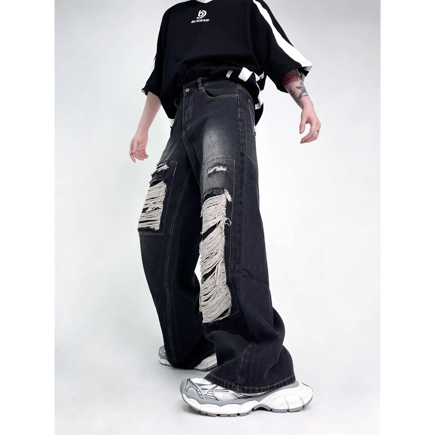 American wide-leg pants