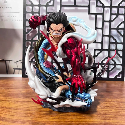 One Piece Monkey D Luffy Gear 4 17cm Anime Figurine Model GK Action Figure PVC Statue Collection Toy Figma