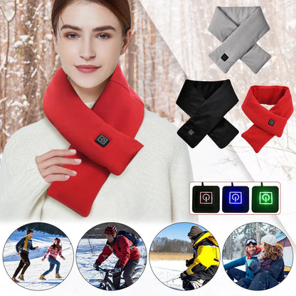Electric Heating Scarf USB Charging Electric Heated Scarf Washable