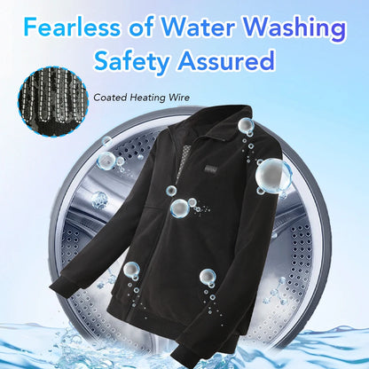 Men's Winter Smart USB Constant Temperature Graphene Fleece Warmth Coat