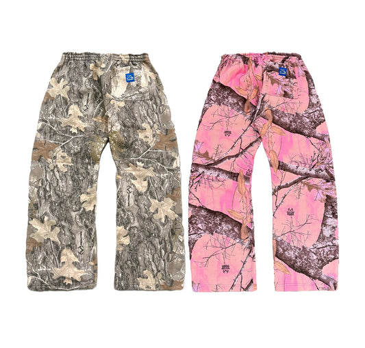 Y2K Trendy Camo Man Pants Gothic Retro Branch Camouflage Unisex Streetwear American Style High Street Loose Straight Sweatpants