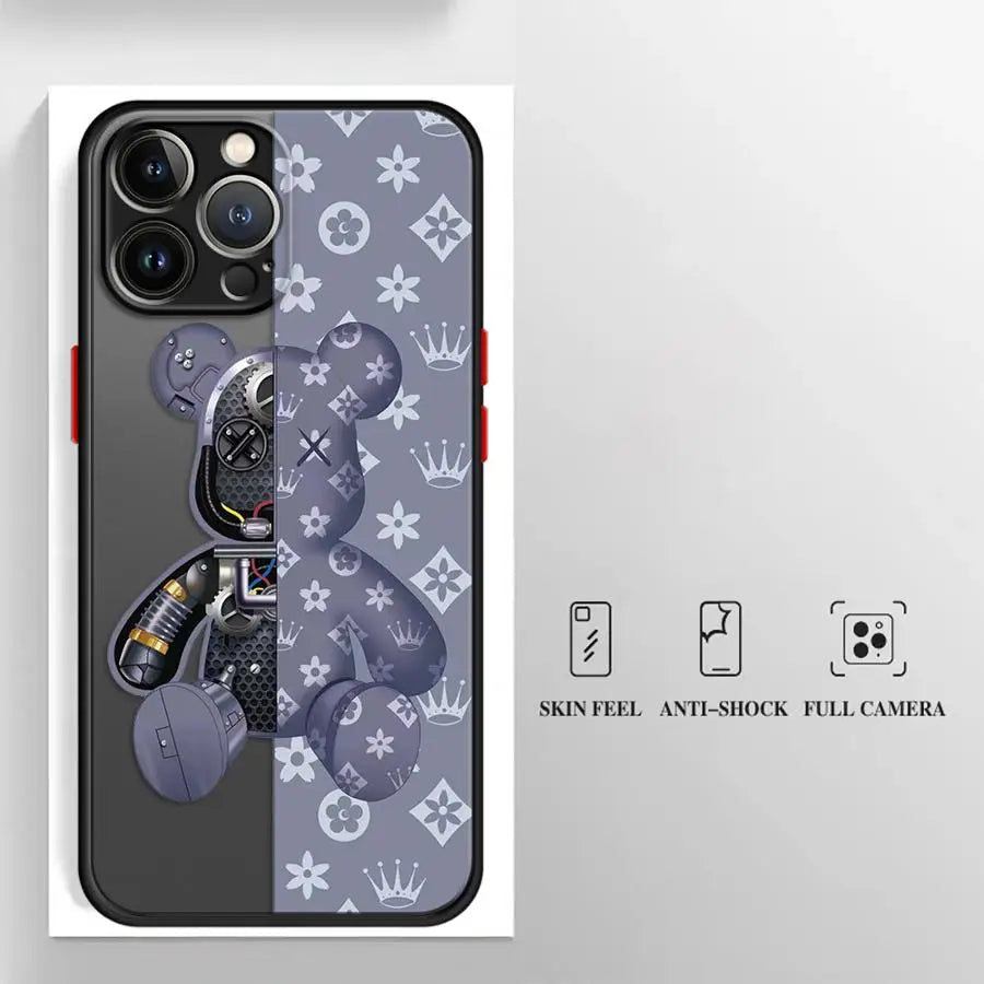 Phone Case for iPhone 16 15 11 12 13 14 Pro Max 16 Plus 12 Mini 7 8 XR XS 15Pro MAX 16e Cover