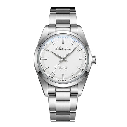 ADDIESDIVE Men's Dress Watch 36mm 10Bar Waterproof Stainless Steel BGW9 Super Luminous Quartz Movement with Bubble Mirror Glass