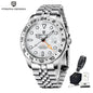 Pagani Design 2025 new 42MM fashionable men's automatic mechanical watch luxury sapphire stainless steel waterproof 10Bar lumino