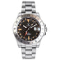 39mm Tandorio 200M Diving NH34 GMT Sapphire Glass Black Dial Luminous Mechanical Watch Men Steel Bracelet Business Dress Clock