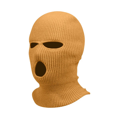 Motorcycle Windproof Full Face Knit Hats Custom SkiMask Men Warm Wool
