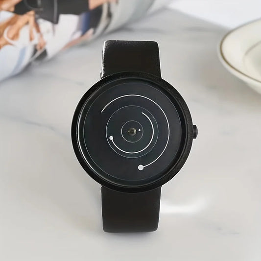Concept Pointless Creative Wormhole Academy Style Couple Student Versatile Watch Black Technology Trend Personality