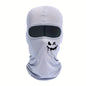 3pcs/2pcs/1pc Smiling Face Print Ski Mask Balaclava Face Mask for Men Women UV Protection Windproof Scarf for Snowboard