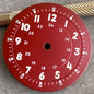 Brownish Red Field Watch Dial 29mm Luminous Marks Fit NH35 NH36 NH38 ETA 2824 PT5000 SKX Diver Mens Watch Parts New