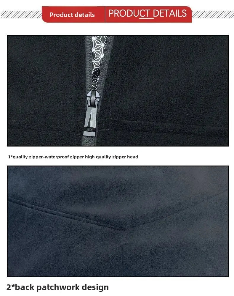 Men's Winter Smart USB Constant Temperature Graphene Fleece Warmth Coat
