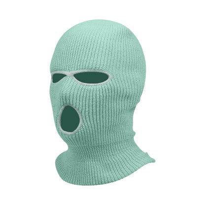Motorcycle Windproof Full Face Knit Hats Custom SkiMask Men Warm Wool