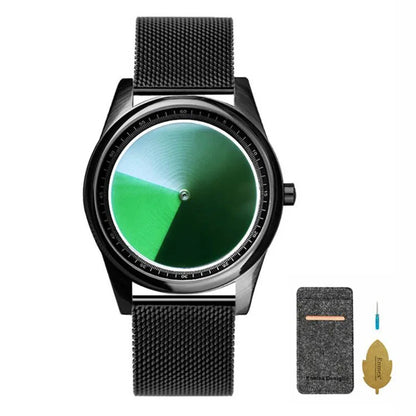 Men's Special Edition Quartz Watch Unique Creative Design Stainless Steel Band Christmas New Year Gift Fashion & Casual