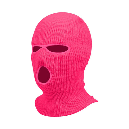 Motorcycle Windproof Full Face Knit Hats Custom SkiMask Men Warm Wool
