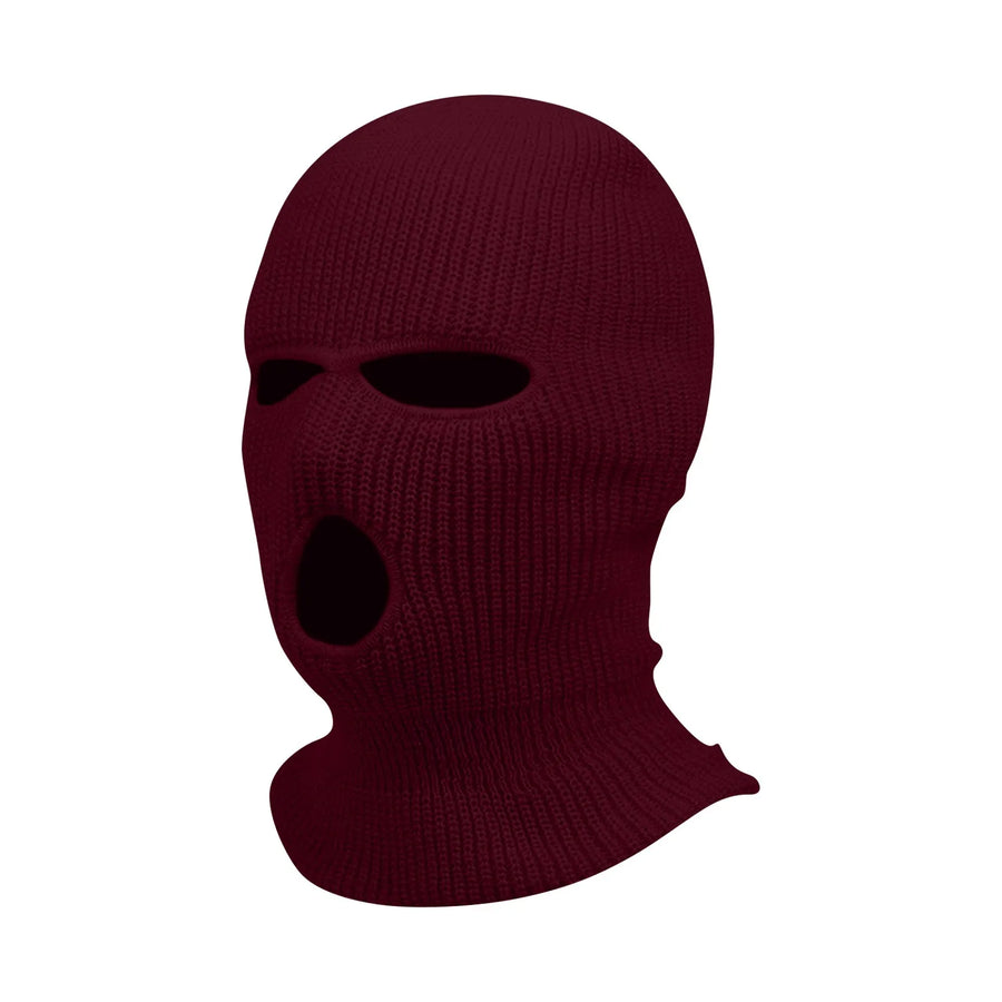 Motorcycle Windproof Full Face Knit Hats Custom SkiMask Men Warm Wool