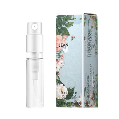 3ml JEAN MISS Pheromone Perfume Eau De Toilette for Women Men Atomizer Art Printed Packaging Lady Sample Long Lasting Perfume