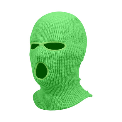 Motorcycle Windproof Full Face Knit Hats Custom SkiMask Men Warm Wool