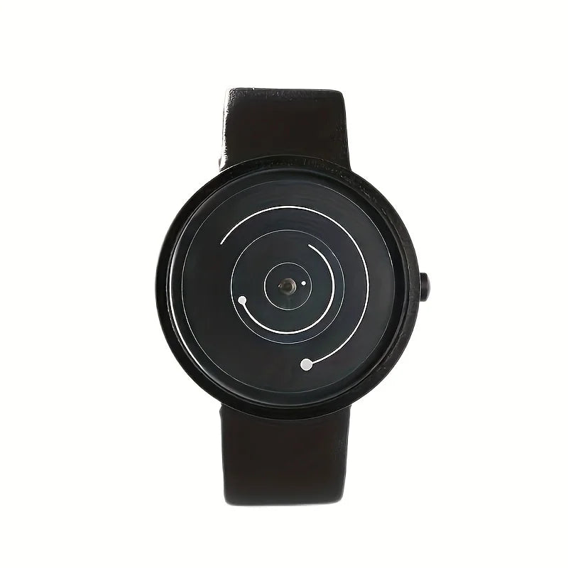 Concept Pointless Creative Wormhole Academy Style Couple Student Versatile Watch Black Technology Trend Personality