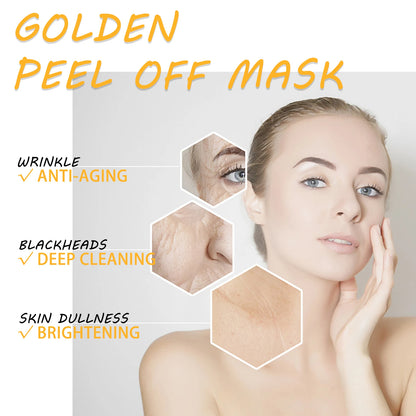 24K Gold Foil Peel-Off Facial Mask