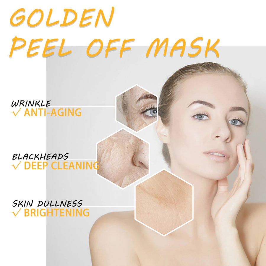 24K Gold Foil Peel-Off Facial Mask