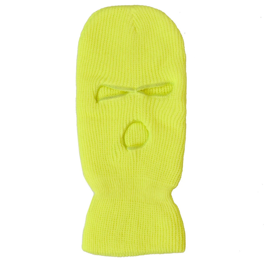 Motorcycle Windproof Full Face Knit Hats Custom SkiMask Men Warm Wool