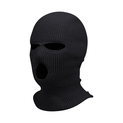 Motorcycle Windproof Full Face Knit Hats Custom SkiMask Men Warm Wool