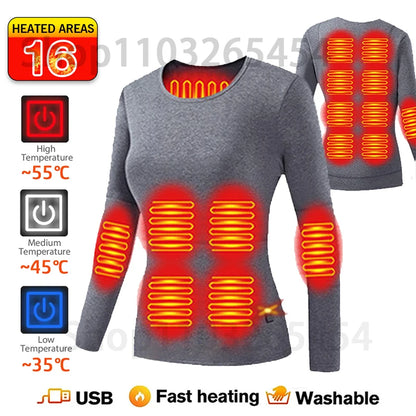 New 52 Areas Heated Underwear Winter