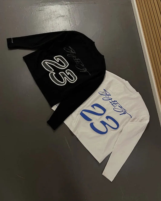 Streetwear Harajuku Hip-hop Letter Printing Oversized Cotton Round Neck T-shirt Men