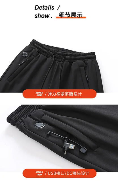 8 Areas Self Heated Pants Winter