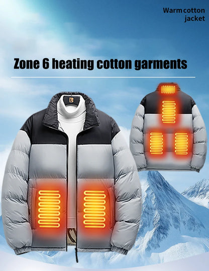 Waterproof Thickened Heated Coat Winter