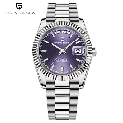 PAGANI DESIGN 2025 DD40 Men's Watches Luxury Automatic Watch Men AR Sapphire Glass Mechanical Wristwatch Men 10Bar Japan NH36A