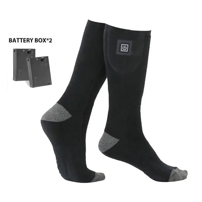 Heating Socks with Battery Box Rechargeable Anti-Cold Men