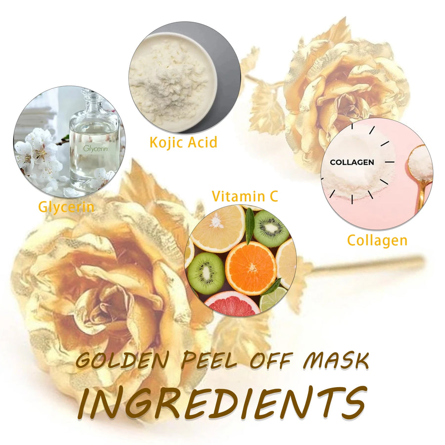 24K Gold Foil Peel-Off Facial Mask