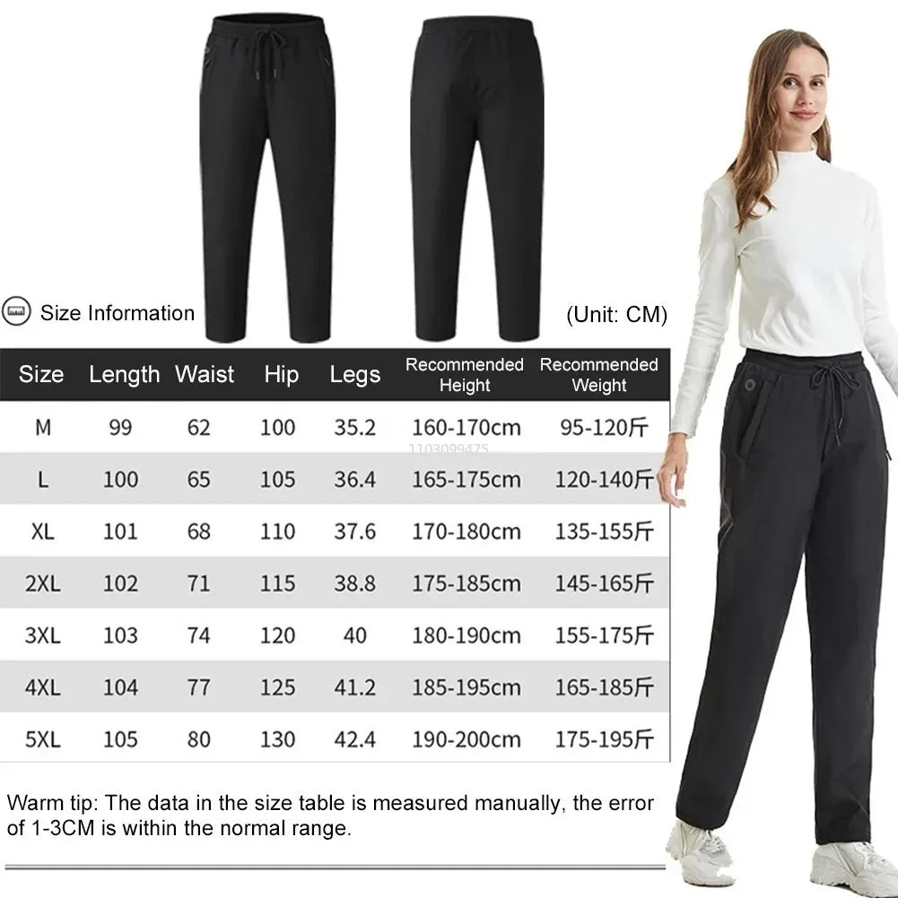 8 Areas Self Heated Pants Winter