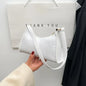 Y2k Vintage Women Underarm Bag Korean Casual Cute White Shoulder Bag Ladies Slings