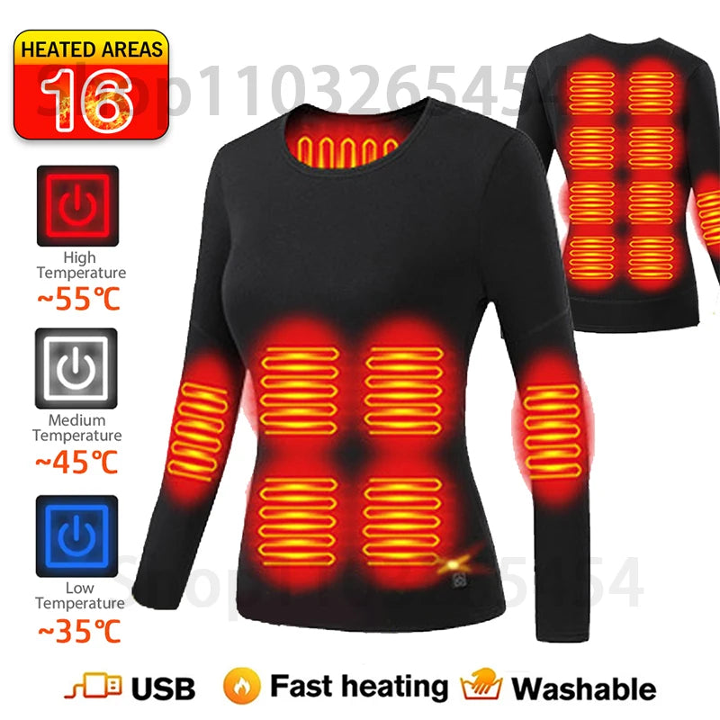 New 52 Areas Heated Underwear Winter