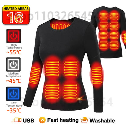 New 52 Areas Heated Underwear Winter