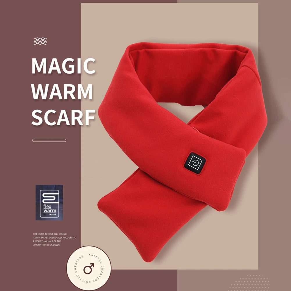 Electric Heating Scarf USB Charging Electric Heated Scarf Washable