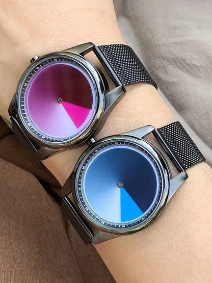 Men's Special Edition Quartz Watch Unique Creative Design Stainless Steel Band Christmas New Year Gift Fashion & Casual