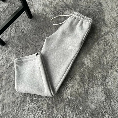 Autumn and Winter Street Casual Loose High-waisted Sweatpants Men