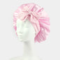 Satin Bonnet Silk Bonnet Adjustable Bonne For Sleeping Hair Bonnet With Tie Band Bonnets For Women Men