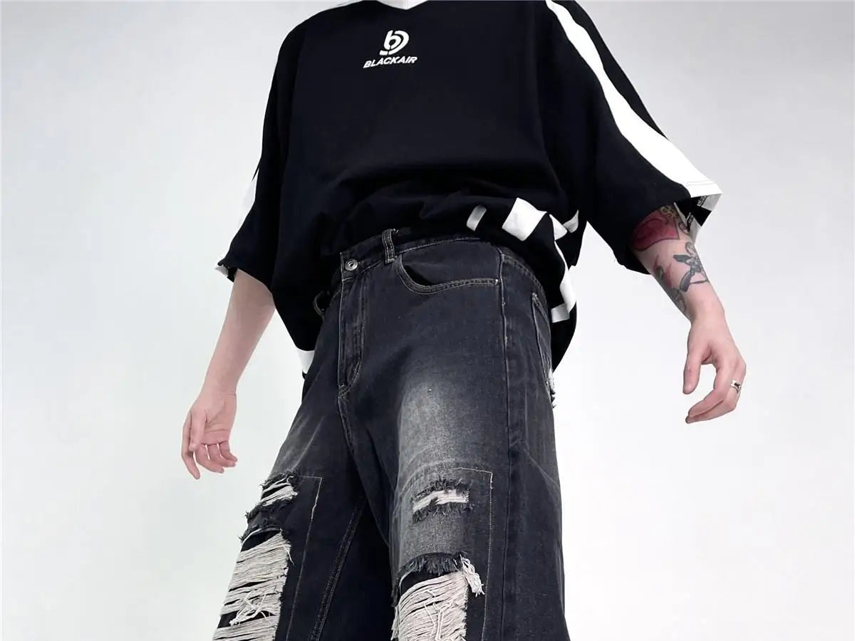 American wide-leg pants
