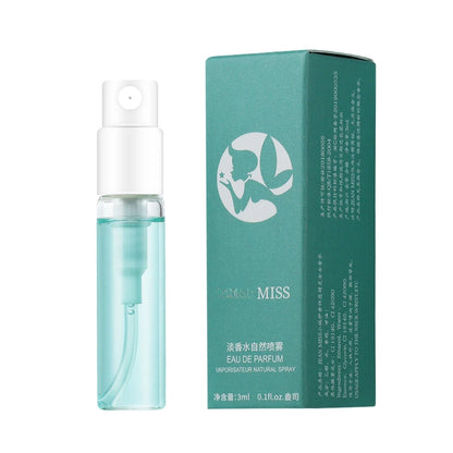 3ml JEAN MISS Pheromone Perfume Eau De Toilette for Women Men Atomizer Art Printed Packaging Lady Sample Long Lasting Perfume