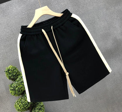 Men's Shorts Loose Drawstring Black Male Short Pants Essential Xl Dry Fit 3 Quarter Small Size Thin Stylish Y2k Personalizate