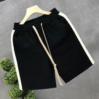 Men's Shorts Loose Drawstring Black Male Short Pants Essential Xl Dry Fit 3 Quarter Small Size Thin Stylish Y2k Personalizate