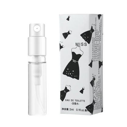 3ml JEAN MISS Pheromone Perfume Eau De Toilette for Women Men Atomizer Art Printed Packaging Lady Sample Long Lasting Perfume
