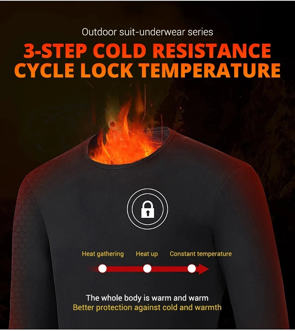 New 52 Areas Heated Underwear Winter