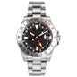 39mm Tandorio 200M Diving NH34 GMT Sapphire Glass Black Dial Luminous Mechanical Watch Men Steel Bracelet Business Dress Clock