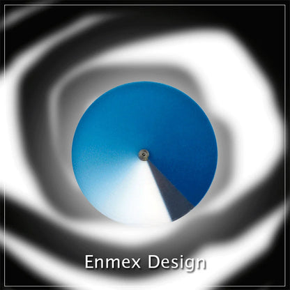 Enmex Individualization special wristwatch canvas  creative design Mysterious Gradient Blue fashion quartz clock men watch